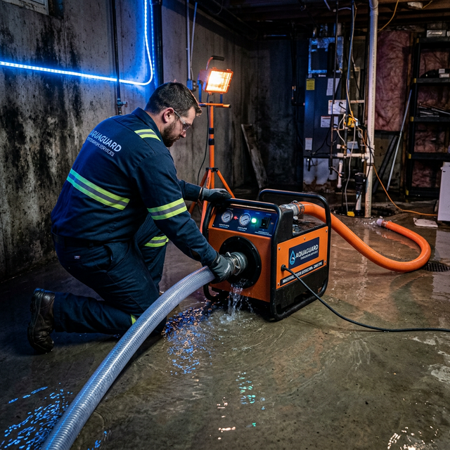 Tornado Shelter Pump Out